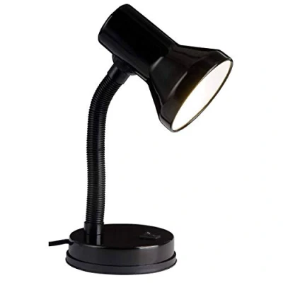 Immagine di lampada BRILLIANT Junior da tavolo nera 1x R80, E27, 40W, adatto per lampade a riflettore (non incluse) Scala ++ E Con interruttore levetta