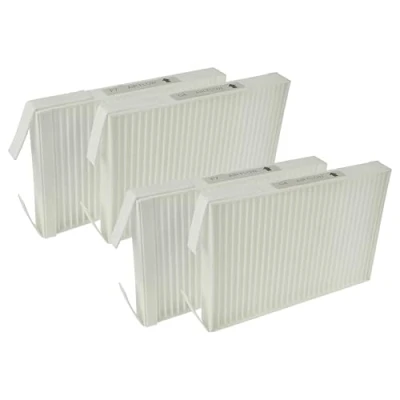 Immagine di vhbw set di Filtri compatibile con Zehnder ComfoSpot 50 sistema ventilazione dell&#039;aria G4 / F7 (4 pezzi), 18 x 12 4 cm, bianco