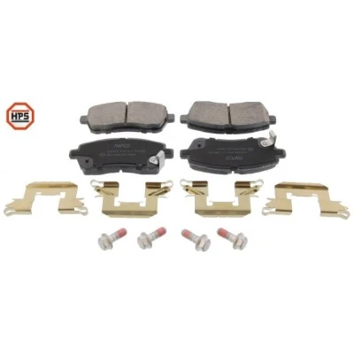 Immagine di MAPCO 6881HPS Kit pastiglie freno Assale anteriore con segnalatore acustico usura bulloni pinza accessori SUZUKI: SWIFT 4