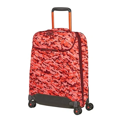 Immagine di Samsonite Neoknit Borsone con 4 Ruote S, 55 cm, 36.5 L, Multicolore (Fluo Red Camo)