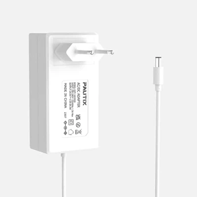 Immagine di PAUTIX Striscia LED Spina UE Alimentatore DC24V 3,5A per Strisce LED,Adattatore di Alimentazione AC100 240 Driver LED,Alimentatore plug in massimo 84W（Bianco）
