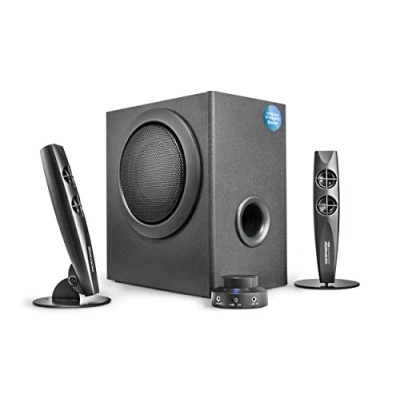 Immagine di Wavemaster Stax BT 2.1 Sistema di Altoparlanti con Streaming Bluetooth per TV/Tablet/Smartphone/PC, 46 Watt, Nero