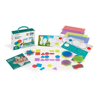 Immagine di Miniland Forme di Geometria TRANSLUCENTE, Multicolore, Medium, 32164