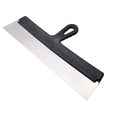 Immagine di Spatola Larga per Mastice 450mm, Coltello Stucco, di Nastratura Flexible in Acciaio Inossidabile, Raschietti Pareti, Strumento la rimozione stucco e vernice (1 pezzo)