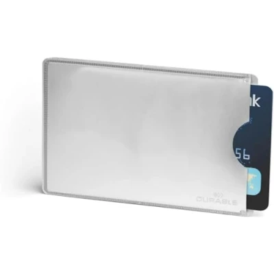 Immagine di Durable #####RFID Ausweishülle, Schutzhülle 890023 Argento 10 pz.