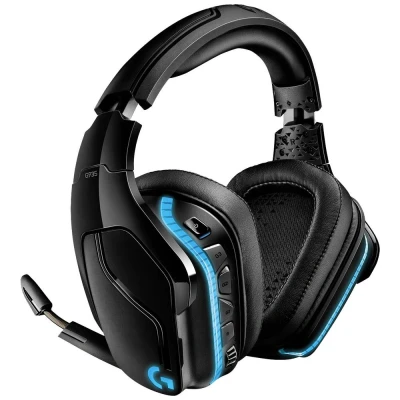 Immagine di Logitech Gaming G935 Cuffie Over Ear via cavo 7,1 Surround Nero, RGB Riduzione del rumore microfono regolazione volume, Muto, Funzione vibrazione