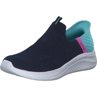 Immagine di Skechers Ultra Flex 3.0 Fresh Time, Sneaker Bambine e ragazze, Navy Mesh Turquoise Trim, 27 EU