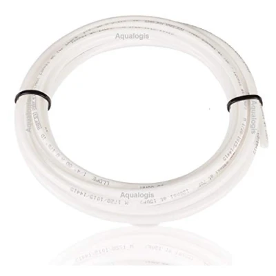 Immagine di Tubo dell&#039;acqua bianco da 5 m (9,5 mm all&#039;esterno) per sistemi ad osmosi inversa, frigoriferi, macchine caffè espresso, distributori automatici, filtri l&#039;acqua.
