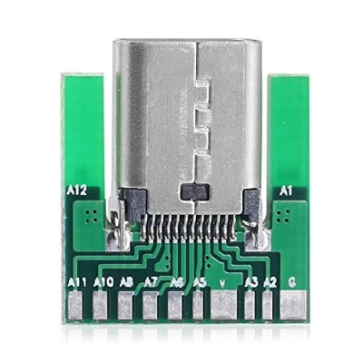 Immagine di DIY 24pin USB 3.1 tipo C femmina Socket Connettore SMT con PC Board CableCC