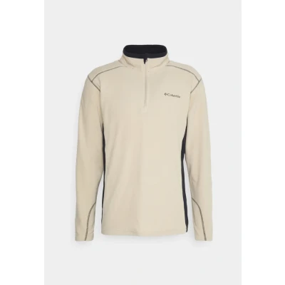 Immagine di Columbia Klamath RANGE II HALF ZIP Felpa in pile, Uomo, Taglia: XS, Ancient fossil/black