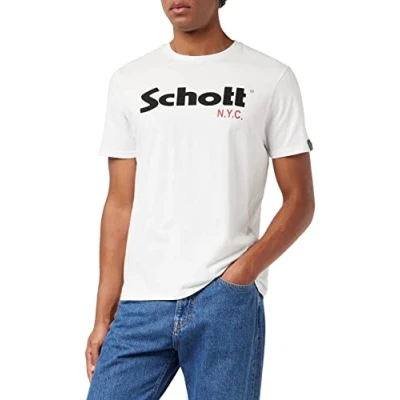 Immagine di Schott 2 PACK Tshirt con stampa, Uomo, Taglia: 3XL, Black/white
