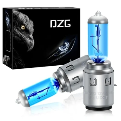 Immagine di DZG S2 /Ba20d Motociclo Alogene Lampadine Motocicletta Bulbi faro super bianche 12V 35/35W Lampada 6000K, 2 pezzi