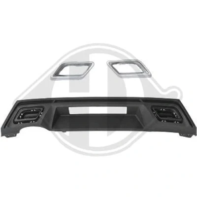 Immagine di DIEDERICHS 7428357 Mostrina, Paraurti posteriore con anelli cromati SEAT: Ibiza V (KJ1) 1.5 TSI, 1.6 TDI, 1.0 TGI, MPi, 1.0, 2017