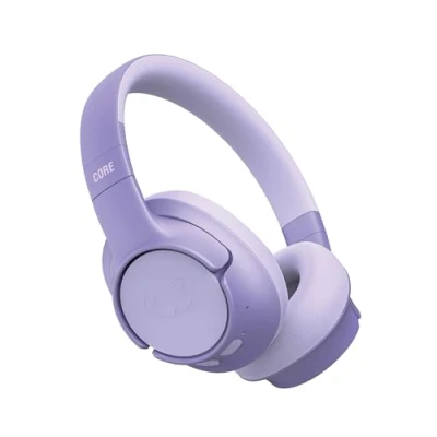 Immagine di Fresh &#039;n Rebel Clam Core Cuffie Bluetooth Over Ear con Microfono ENC (chiamate perfette), Controllo del volume e tasti play/pause, 45 ore di Riproduzione, Senza Fili (Viola)