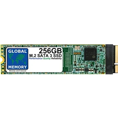 Immagine di GLOBAL MEMORY Unità SSD M.2 NGFF SATA 3 da 256 GB per MacBook Air (metà 2012)