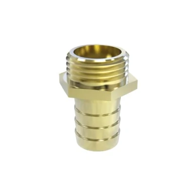 Immagine di ABA Beul 10010.253.2 Raccordo filettato con Filettatura Esagonale ed Esterna, Ottone, 1 1/2 x 32