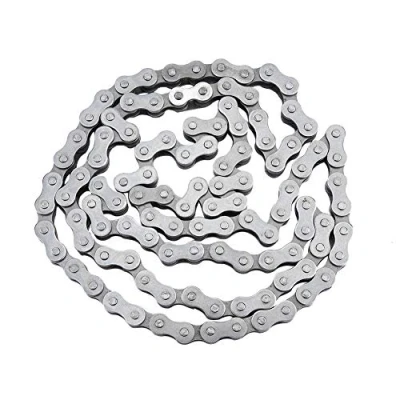 Immagine di Catena per Motori Rmb Ebtools Mofa Kette 415 Adatto Di Collegamento In Acciaio Inossidabile 110l Alta Qualità Motore 49cc 60cc 66cc 80cc Motorizzato Bici A