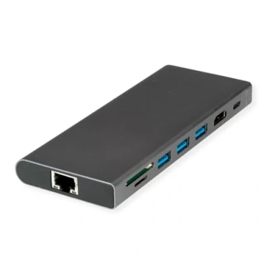 Immagine di Value Docking station USB C® Adatto per marchio: universale lettore di schede integrato, Alimentazione