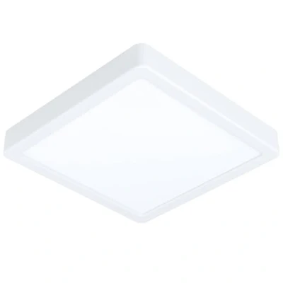 Immagine di Eglo connect.z Smart Home Led lampada da soffitto per bagno Fueva Z, L x 21 cm, ZigBee, app e controllo vocale, colore della luce regolabile, dimmerabile, in metallo bianco, IP44