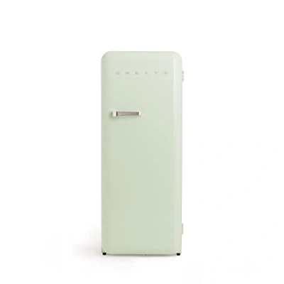 Immagine di CREATE / RETRO FRIDGE 150 SILVER/Frigorifero verde pastello maniglia argento/Con congelatore, cm
