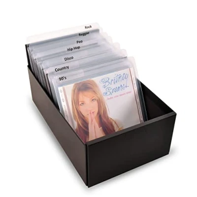 Immagine di 3L Divisori CD con etichette di genere, confezione da 24