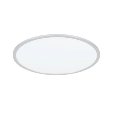 Immagine di plafoniera LED &#039;Narima&#039; dimmerabile a controllo remoto (Moderno) colore Bianco, ad es. Cucina (1 luce, lampadina inclusa) di Lindby lampada LED,