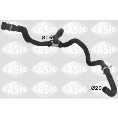 Immagine di SASIC 3404121 Tubo Radiatore centro Sx RENAULT: CLIO 2, Kangoo I, I Express