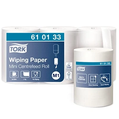 Immagine di Panni in carta multiuso con rivestimento interno bianco M1 TORK 610133