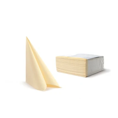 Immagine di Alvotex Chic Airlaid 50 Tovaglioli USA e Getta in similtessuto, di Alta qualità, Airlaid, Champagne, 40 x cm