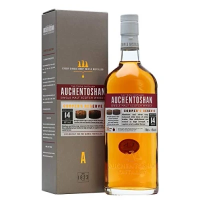 Immagine di WHISKY AUCHENTOSHAN 14Y COOPER&#039;S RESERVE 46% CL.70 CL. 70