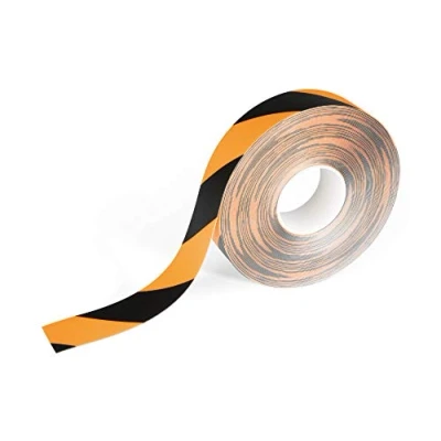 Immagine di Durable 1043130 Nastro di marcatura per pavimenti DURALINE, rimovibile Nero, Giallo 1 pz. (L x L A) 15 m 50 mm