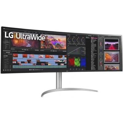 Immagine di LG Electronics 49WQ95X W.AEU IPS 32:9 UltraWide Monitor 49&quot; (124,46 cm), QHD Wide 1440p, Curved TFT LCD Active Matrix with White LED Backlight, Anti Glare, Bianco