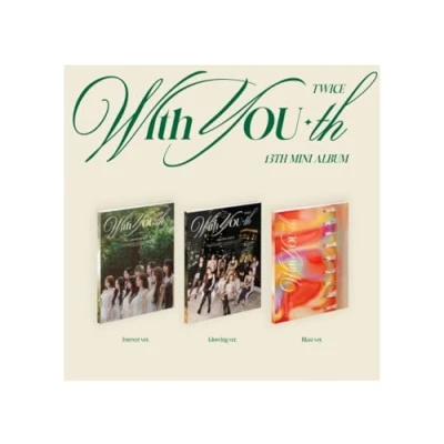Immagine di TWICE With YOU th (13th Mini Album) CD+Pre Order Benefit+Folded Poster (Glowing ver, 1 Folded Poster)