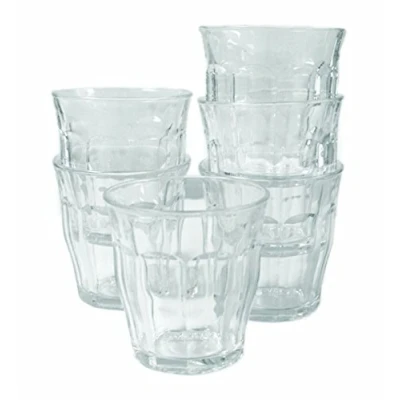 Immagine di Duralex Picardie, bicchieri di vetro ultra resistenti, 310 ml, confezione da 6, altezza: 94 mm