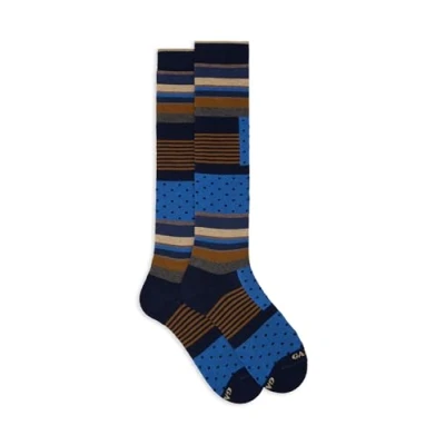 Immagine di Gallo WITH Motif AND Windsor Stripes Calzettoni, Uomo, Taglia: One Size, Royal