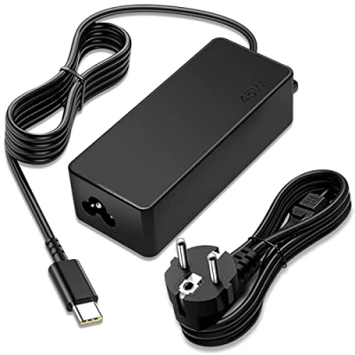 Immagine di Caricatore USB di tipo C da 45 W per HP Chromebook 14 14A G5 ca061dx ca020nr ca060nr x360 CA000 11 AE000 ca051wm ca052wm ca09 1 wm ae051wm ae001tu; Spectre 13 v111dx