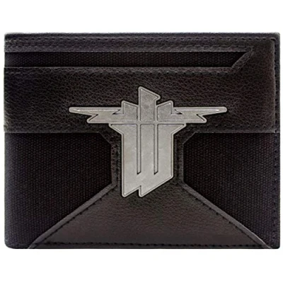 Immagine di Wolfenstein II The New Colossus Badge Argento Nero Portafoglio, nero, Taglia Unica, Taille unique, unica