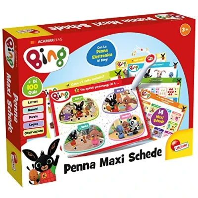 Immagine di Lisciani Giochi Bing Penna Maxi Schede, Multicolore, 100422