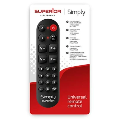 Immagine di Superior SIMPLY Numeric Telecomando universale autoapprendente con due banchi di memoria