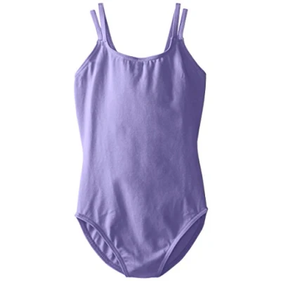 Immagine di Capezio Classic Body da Ragazza con Doppia Cinghia, Donna, DBL Strap Cami Leo, CC123C AMEI, Ametista, Intermediate (6 6X)