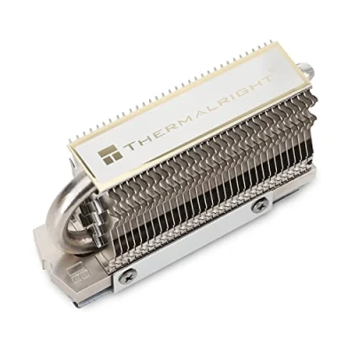Immagine di Thermalright Dissipatore di calore SSD HR 09 2280, double face, con cuscinetto termico in silicone per computer M.2 e PC