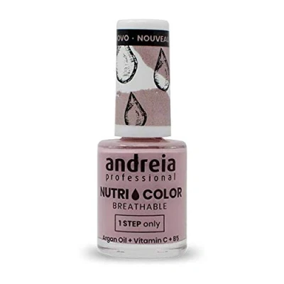 Immagine di Andreia Professional NutriColor Smalto per unghie Vegan Traspirante Colore NC5 Rosa 10.5ml