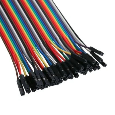 Immagine di CABLEPELADO DuPont cavo a 40 pin, ponte Dupont, cavi per schede prototipo, Arduino Raspberry Pi, Breadboard, da femmina