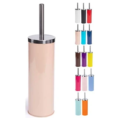 Immagine di MSV Scopino per WC in Acciaio Inox, Colore Beige, 30 x 20 15 cm