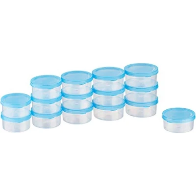 Immagine di MiraHome Min Contenitore per congelatore Rotondo 8x8x3,5 cm (0,1l (15 Pz))