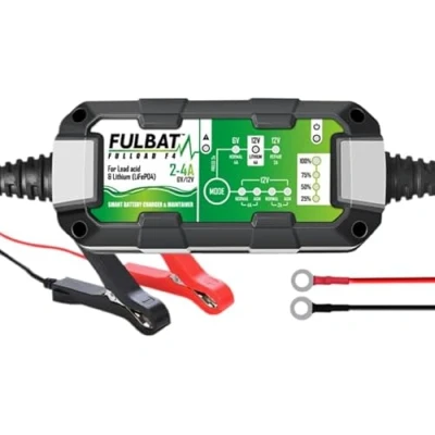 Immagine di Fulbat CHARGEUR BATTERIE FULLOAD F4 6V 12V 4A (pour DE 1.2 A 120 AH)