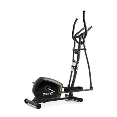 Immagine di Zipro Neon Magnetico Crosstrainer per uso domestico fino a 120 kg trainer ellittico 8 livelli di resistenza con computer misurare le pulsazioni, calorie, la distanza, velocità in nero
