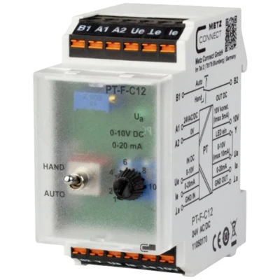 Immagine di Metz Connect PT F C12 24 V AC/DC 11050170 Convertitore di segnale 1 pz.