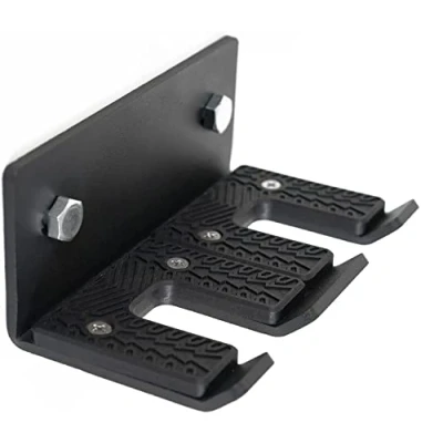 Immagine di RPM Power supporto per bilanciere, montaggio a parete verticale bilancieri olimpici, bilanciere da appendere e (2 barre verticali