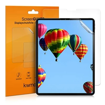 Immagine di kwmobile 2X Pellicola Protettiva Compatibile con Apple iPad PRO 12,9&quot; (2020) Set Pellicole Touchscreen Antiriflesso e Anti Impronte per Tablet